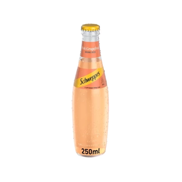 Sweppes Pink Grapefruit 250ml - Γυάλινο Μπουκάλι